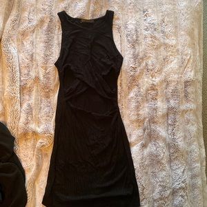 Urban outfitters black dress cutout over abdomen size Medium